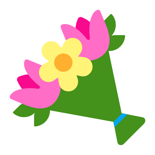 Bouquet Flat Element from Fluent Emoji Flat Set