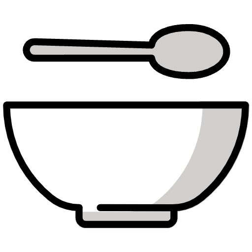 Bowl With Spoon Emoji from OpenMoji Emoji Set