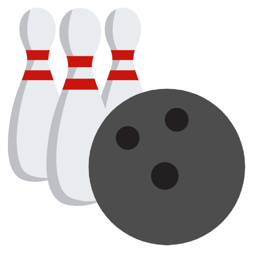 Bowling Emoji from EmojiTwo Colors Set