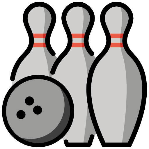 Bowling Emoji from OpenMoji Emoji Set