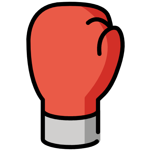 Boxing Glove Emoji from OpenMoji Emoji Set