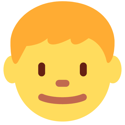 Boy Emoji from Twemoji Emoji Set