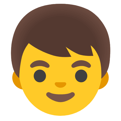 Boy Emoji from Noto Emojis Set