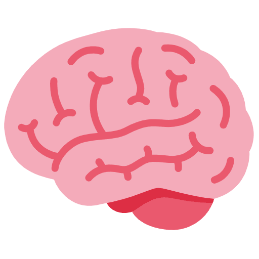 Brain Emoji from Twemoji Set