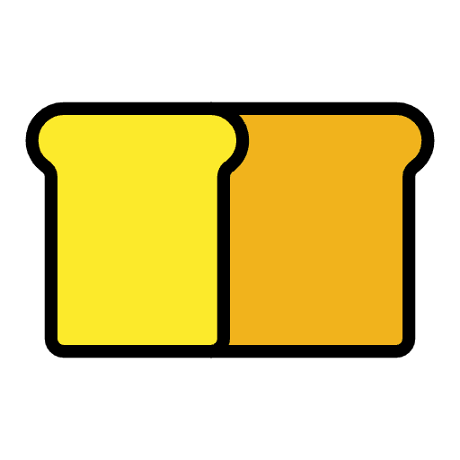 Bread Emoji from OpenMoji Emoji Set