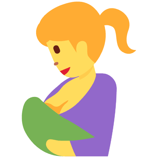 Breast Feeding Emoji from Twemoji Set