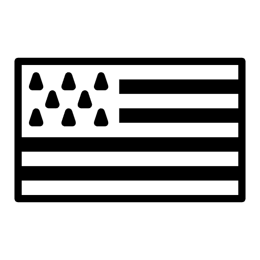 Bretagne Flag Emoji from OpenMoji Emoji Set