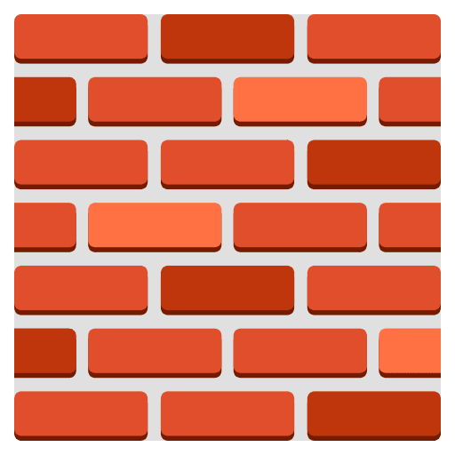 Brick Emoji from Noto Emojis Set