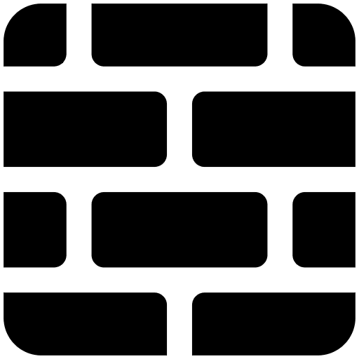 Brick High Contrast Emoji from Fluent Emoji High Contrast Set