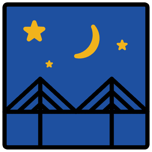 Bridge At Night Emoji from OpenMoji Emoji Set