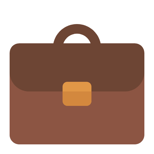 Briefcase Flat Element from Fluent Emoji Flat Set