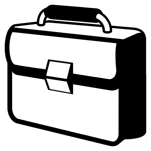 Briefcase Element from EmojiTwo Black Set