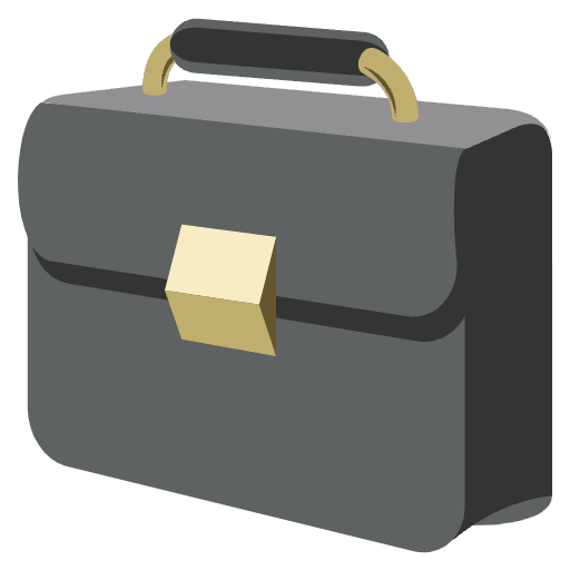 Briefcase Element from EmojiTwo Colors Set