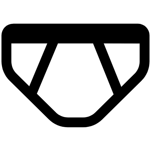 Briefs High Contrast Element from Fluent Emoji High Contrast Set