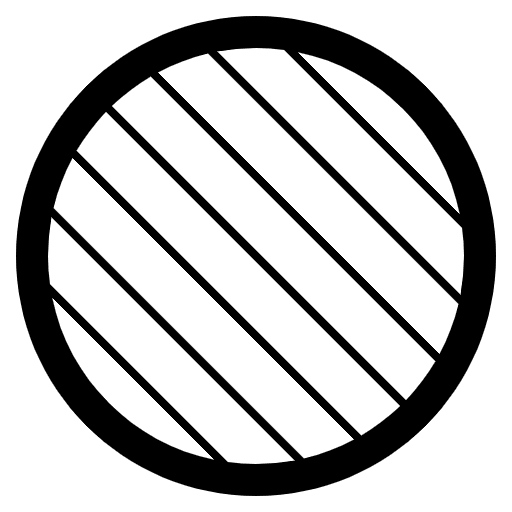 Brown Circle High Contrast Emoji from Fluent Emoji High Contrast Set