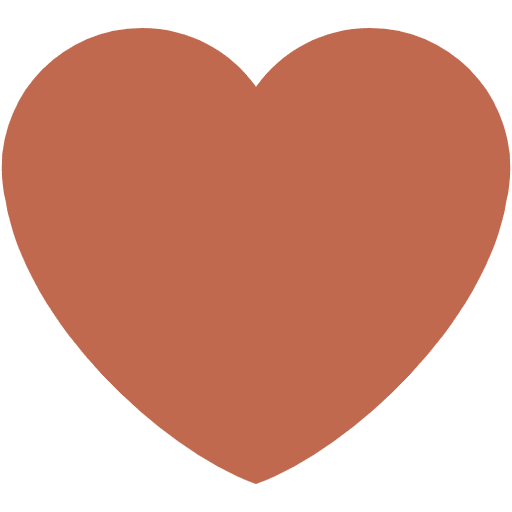 Brown Heart Emoji from Twemoji Set