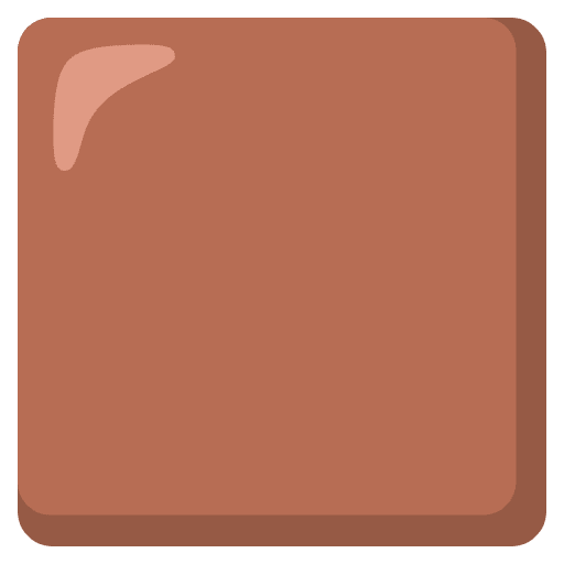Brown Square Emoji from Noto Emoji Set