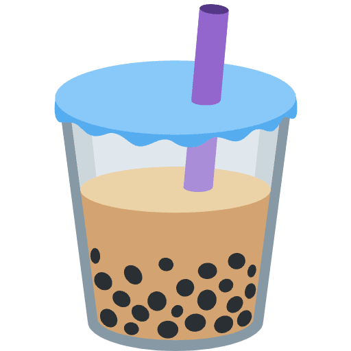Bubble Tea Element from Twemoji Emoji Set