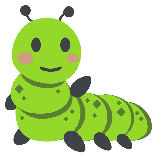Bug Emoji from EmojiTwo Colors Set
