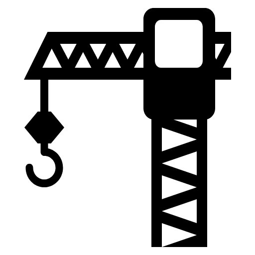 Building Construction Element from EmojiTwo Black Set