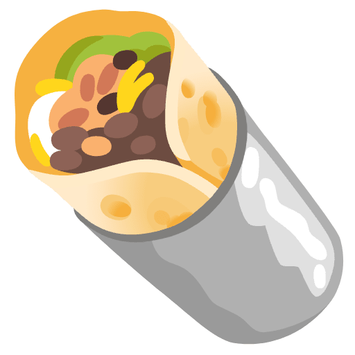 Burrito Emoji from Noto Emojis Set