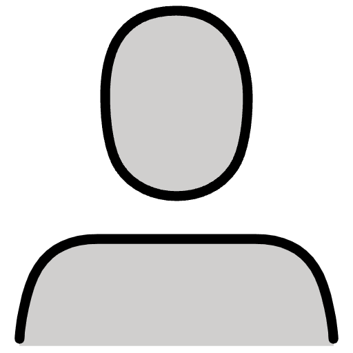 Bust In Silhouette Emoji from OpenMoji Emoji Set