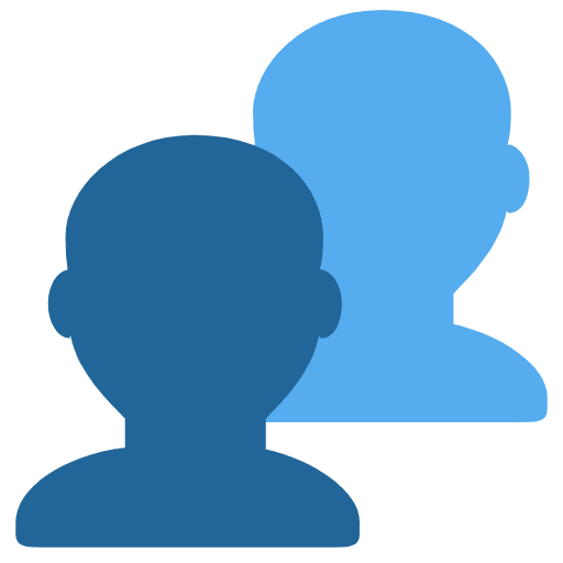 Busts In Silhouette Emoji from Twemoji Set