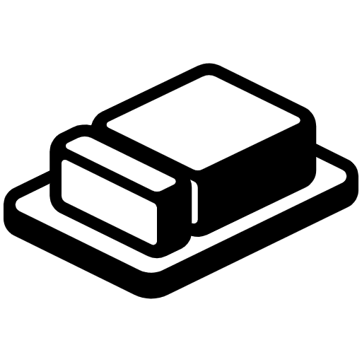 Butter High Contrast Element from Fluent Emoji High Contrast Set