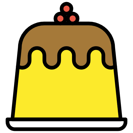 Cake Emoji from OpenMoji Emoji Set