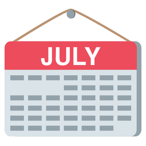 Calendar Emoji from EmojiTwo Colors Set