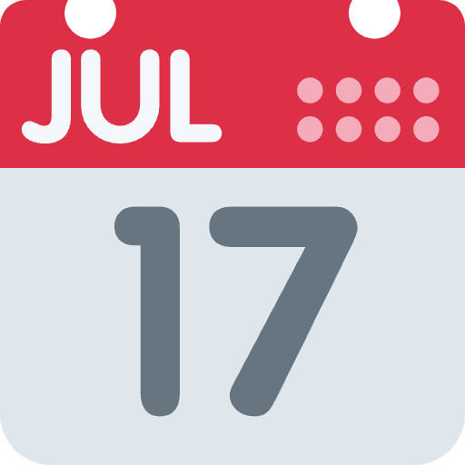 Calendar Emoji from Twemoji Set