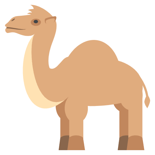 Camel Emoji from EmojiTwo Colors Set