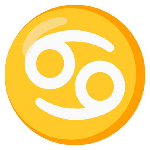 Cancer Element from Noto Emojis Set