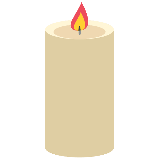 Candle Element from EmojiTwo Colors Set