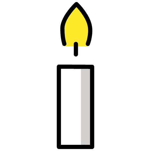 Candle Element from OpenMoji Emoji Set