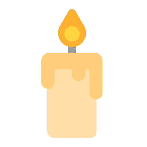 Candle Flat Emoji from Fluent Emoji Flat Set