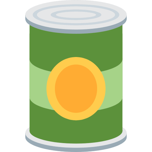 Canned Food Element from Twemoji Emoji Set