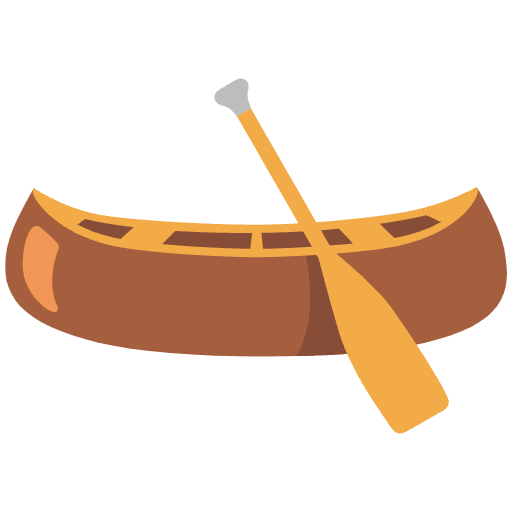 Canoe Element from Noto Emojis Set