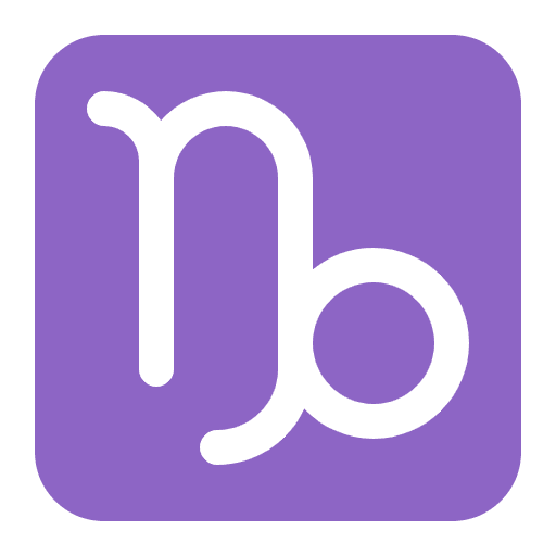 Capricorn Flat Emoji from Fluent Emoji Flat Set