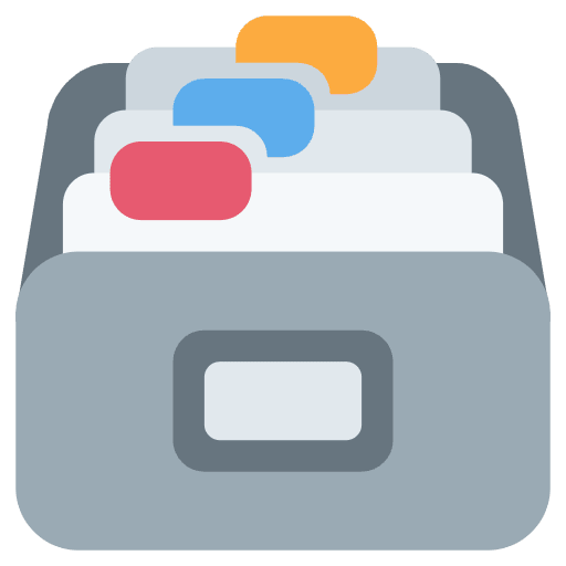 Card File Box Emoji from Twemoji Emoji Set