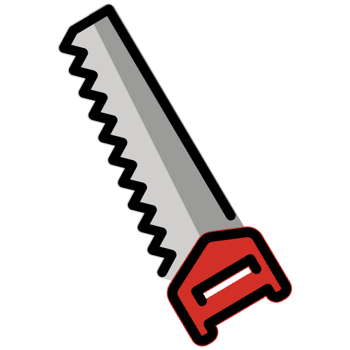 Carpentry Saw Emoji from OpenMoji Set