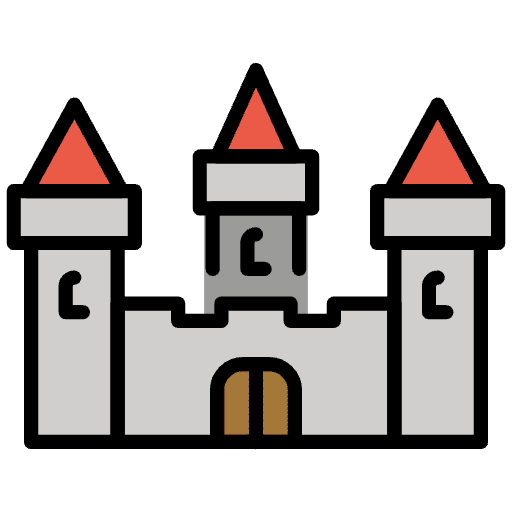 Castle Emoji from OpenMoji Set