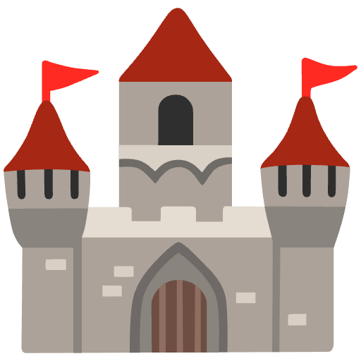 Castle Emoji from Noto Emoji Set