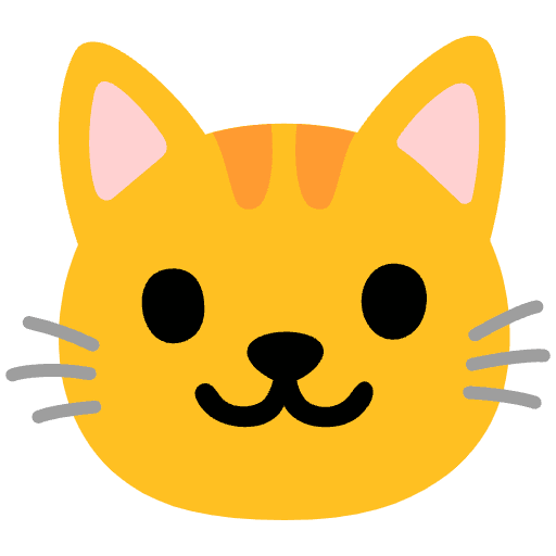 Cat Face Emoji from Noto Emojis Set