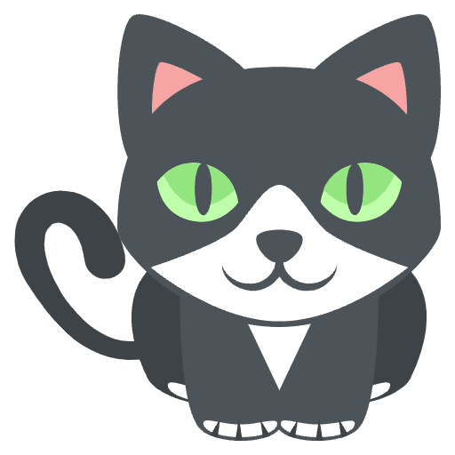 Cat Emoji from EmojiTwo Colors Set