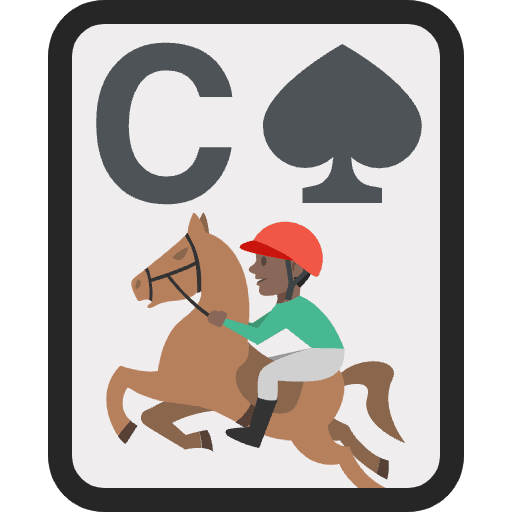 Cavalry Spade Emoji from EmojiTwo Colors Set