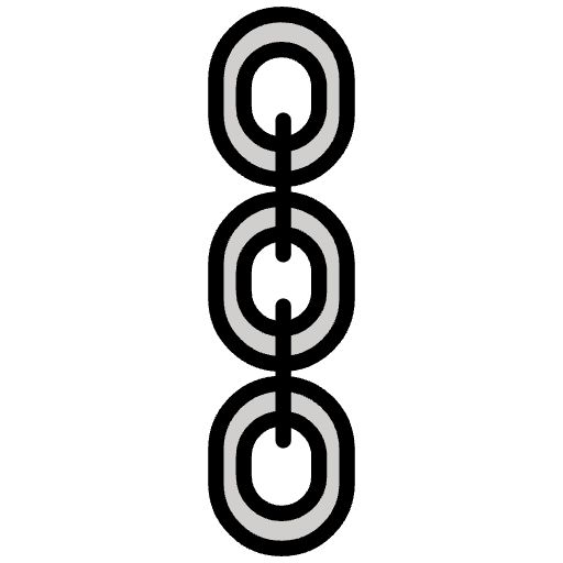 Chains Emoji from OpenMoji Set