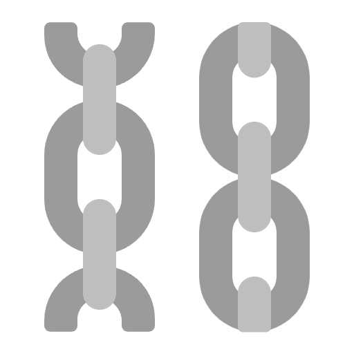 Chains Flat Emoji from Fluent Emoji Flat Set