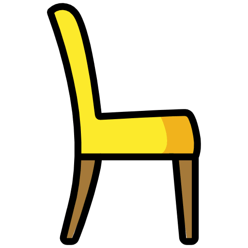 Chair Emoji from OpenMoji Set