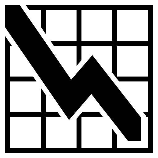 Chart Decreasing Emoji from EmojiTwo Black Set